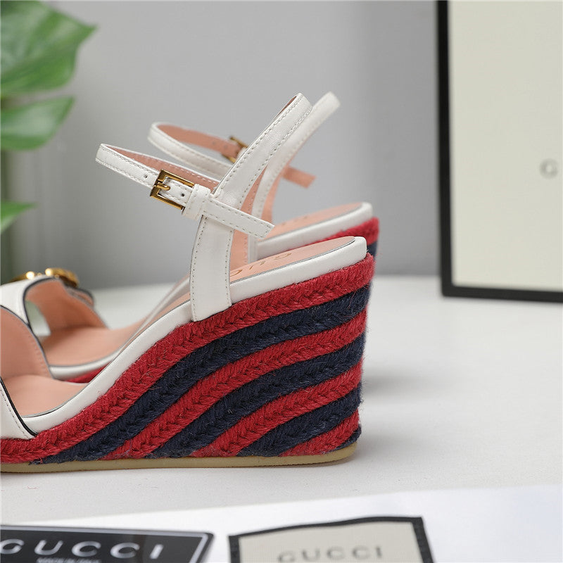 High Quality Luxury Gucci Wedge Platform Sandals – Style 53459 product detail