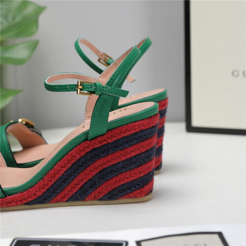 High Quality Luxury Gucci Wedge Platform Sandals – Style 32563 product detail