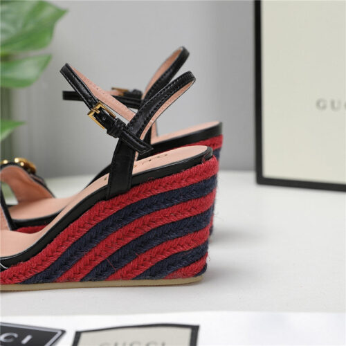 High Quality Luxury Gucci Wedge Platform Sandals product detail