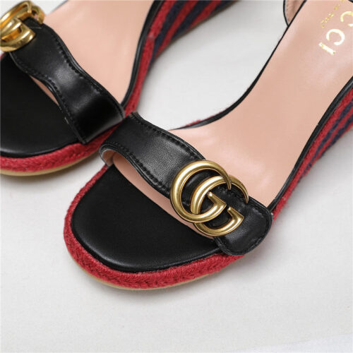 High Quality Luxury Gucci Wedge Platform Sandals product detail