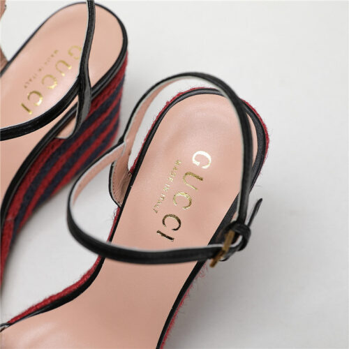High Quality Luxury Gucci Wedge Platform Sandals product detail