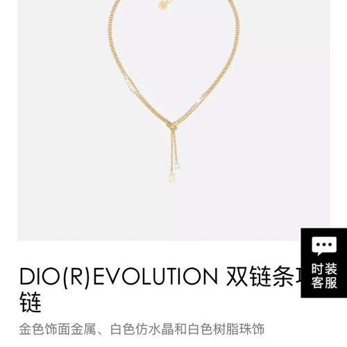 High Quality Luxury Dior Necklace product detail