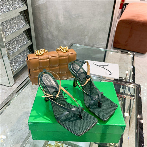 High Quality Luxury Bottega Veneta High Heel Sandals – Style 37734