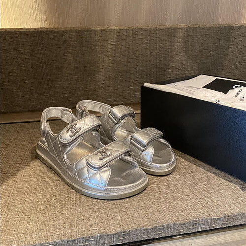 High Quality Luxury Chanel Flat Beach Shoes Sandals – Style 33702