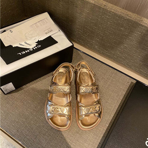 High Quality Luxury Chanel Flat Beach Shoes Sandals – Style 97542 alternate view