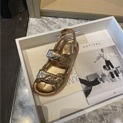 High Quality Luxury Chanel Flat Beach Shoes Sandals – Style 97542 product detail