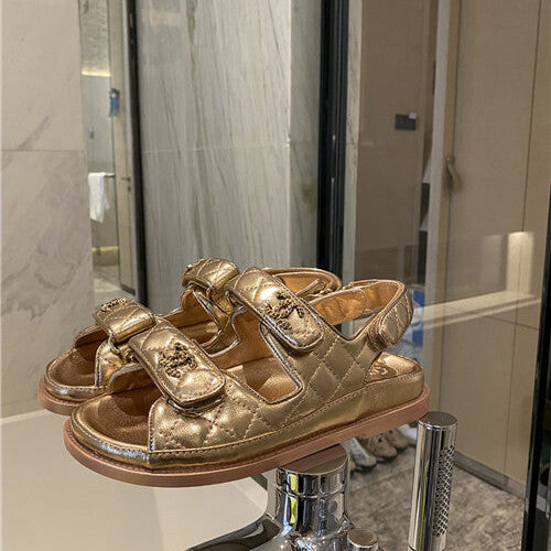 High Quality Luxury Chanel Flat Beach Shoes Sandals – Style 97542