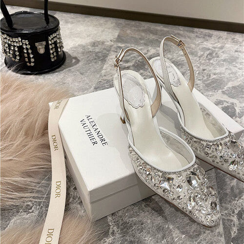 High Quality Luxury Rene Caovilla High Heel Sandals – Style 73606