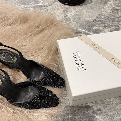 High Quality Luxury Rene Caovilla High Heel Sandals – Style 09766 product detail