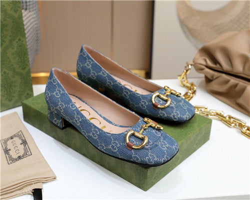 High Quality Luxury Gucci Denim Sandals