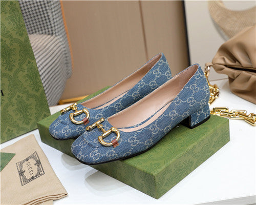 High Quality Luxury Gucci Denim Sandals alternate view