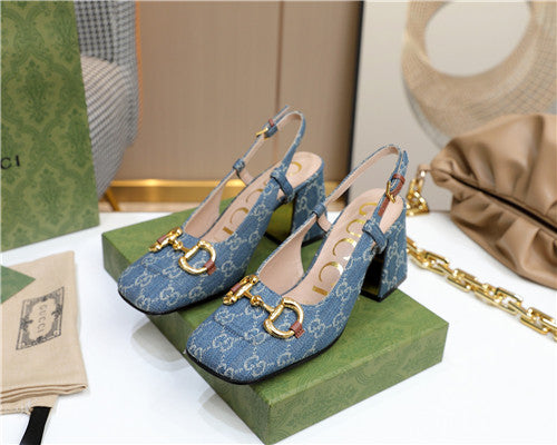 High Quality Luxury Gucci Denim Sandals – Style 16499 alternate view