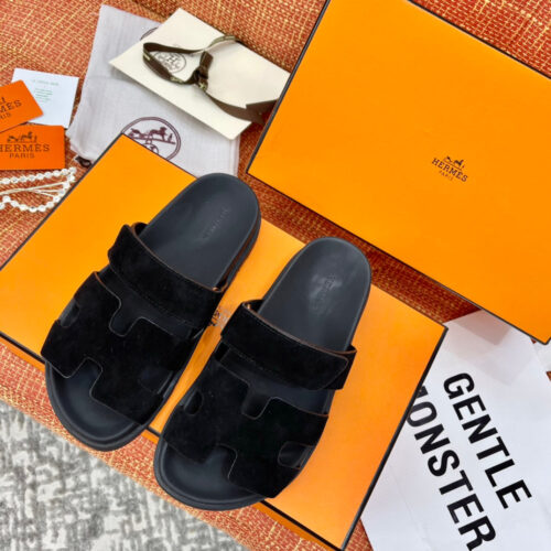 High Quality Luxury Hermes H Slippers Womens