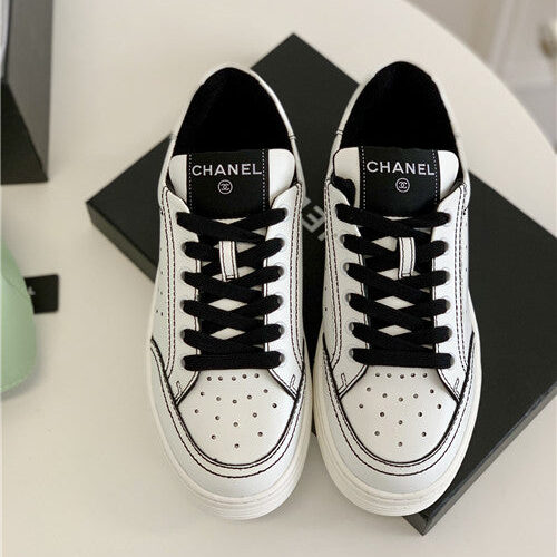 High Quality Luxury Chanel White Sneakers Womens – Style 98950 product detail