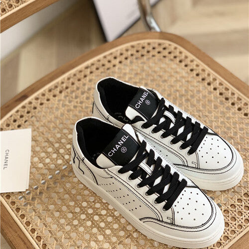 High Quality Luxury Chanel White Sneakers Womens – Style 98950 product detail