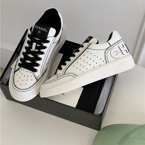 High Quality Luxury Chanel White Sneakers Womens – Style 98950 alternate view