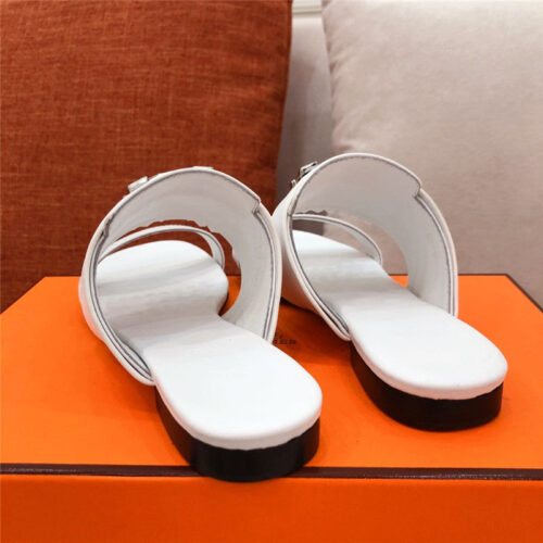 High Quality Luxury Hermes H Flat Slipper Sandals – Style 55171 product detail