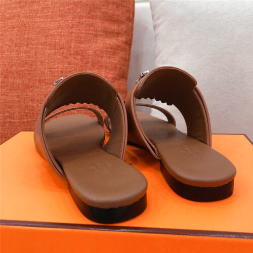 High Quality Luxury Hermes H Flat Slipper Sandals product detail