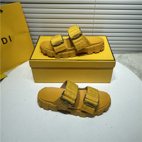 High Quality Luxury Fendi FF Logo Sandals – Style 30611 alternate view