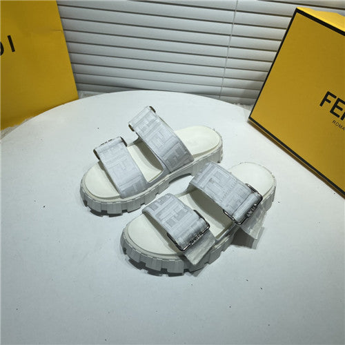 High Quality Luxury Fendi FF Logo Sandals – Style 35699 product detail