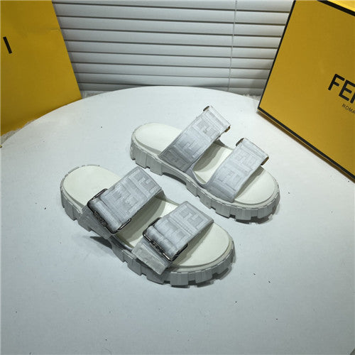High Quality Luxury Fendi FF Logo Sandals – Style 35699 alternate view