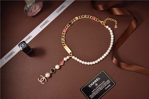 High Quality Luxury Chanel Pearl Necklace – Style 50351 alternate view