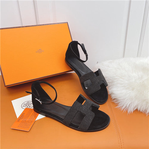 High Quality Luxury Hermes Flat Sandals Womens