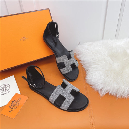 High Quality Luxury Hermes Flat Sandals Womens – Style 57475