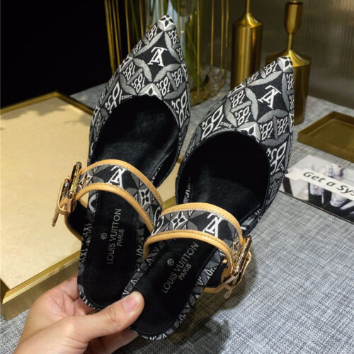 High Quality Luxury Louis Vuitton Sofia Flat Slippers product detail