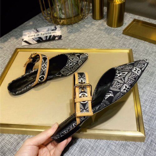 High Quality Luxury Louis Vuitton Sofia Flat Slippers product detail