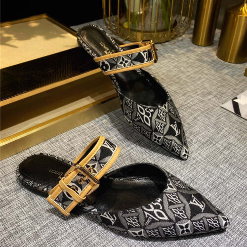 High Quality Luxury Louis Vuitton Sofia Flat Slippers product detail