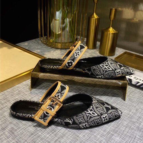 High Quality Luxury Louis Vuitton Sofia Flat Slippers product detail