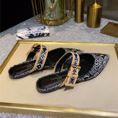 High Quality Luxury Louis Vuitton Sofia Flat Slippers product detail