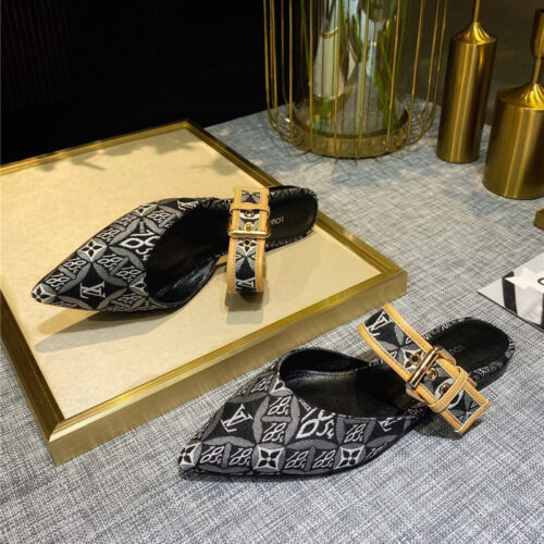 High Quality Luxury Louis Vuitton Sofia Flat Slippers product detail