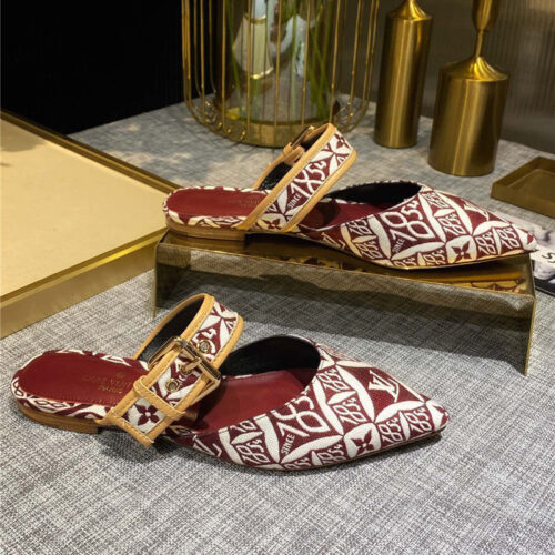 High Quality Luxury Louis Vuitton Sofia Flat Slippers – Style 09635 product detail
