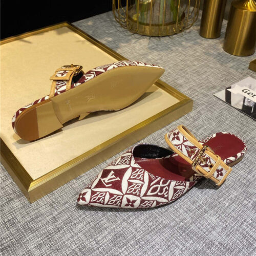 High Quality Luxury Louis Vuitton Sofia Flat Slippers – Style 09635 product detail