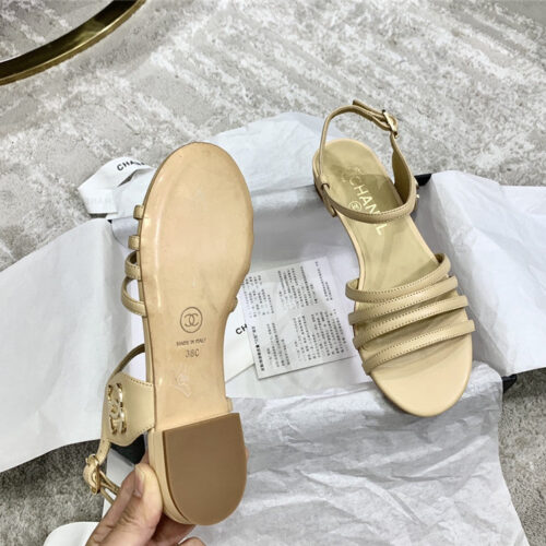High Quality Luxury Chanel Logo Sandals product detail
