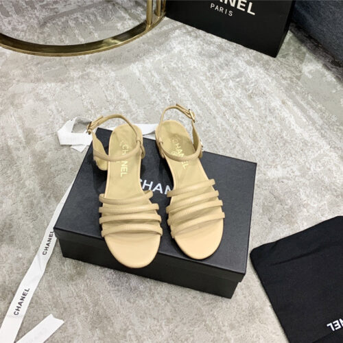 High Quality Luxury Chanel Logo Sandals alternate view