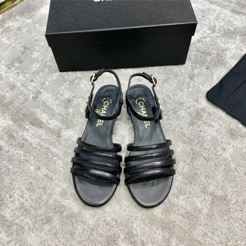 High Quality Luxury Chanel Logo Sandals – Style 72006 alternate view