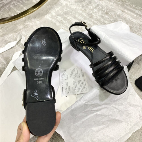 High Quality Luxury Chanel Logo Sandals – Style 72006 product detail