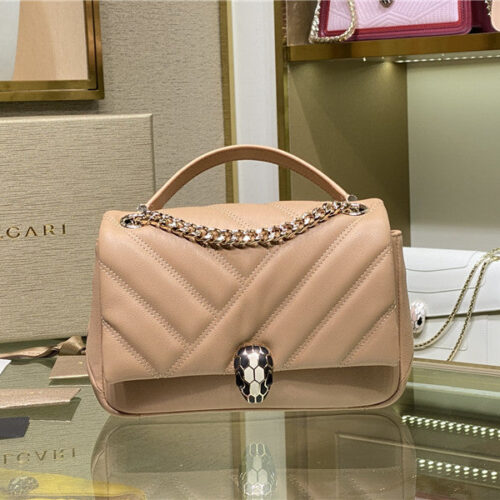 High Quality Luxury Bvlgari Serpenti Cabochon Shoulder Bag – Style 42571