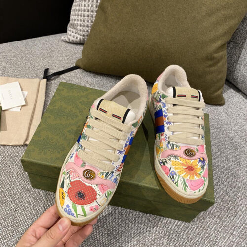 High Quality Luxury Gucci Screener Sneakers Womens – Style 75635 product detail