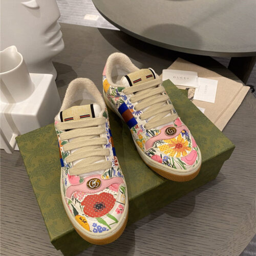 High Quality Luxury Gucci Screener Sneakers Womens – Style 75635 alternate view