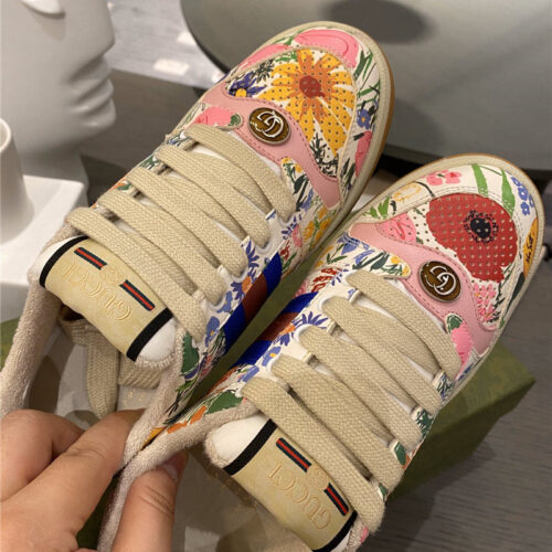 High Quality Luxury Gucci Screener Sneakers Womens – Style 75635 product detail