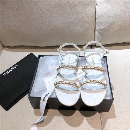 High Quality Luxury Chanel Flat Sandals – Style 38182 alternate view