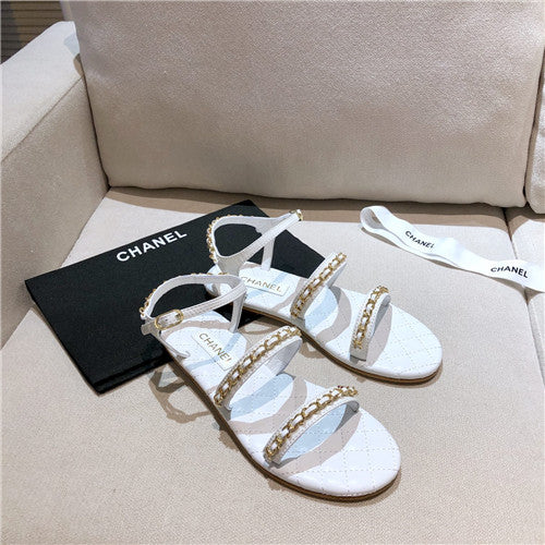 High Quality Luxury Chanel Flat Sandals – Style 38182