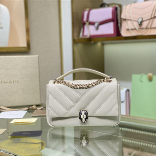 High Quality Luxury Bvlgari Serpenti Cabochon Shoulder Bag