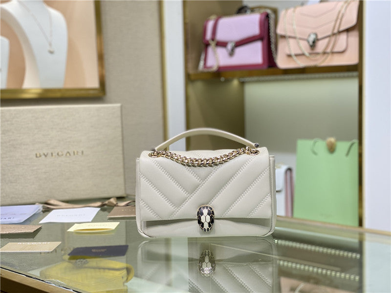 High Quality Luxury Bvlgari Serpenti Cabochon Shoulder Bag