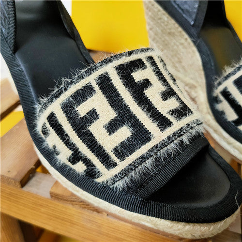 High Quality Luxury Fendi Wedge Sandals product detail