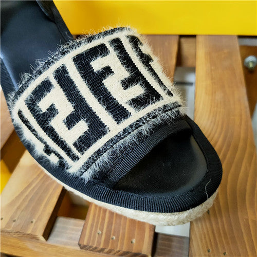 High Quality Luxury Fendi Wedge Sandals product detail